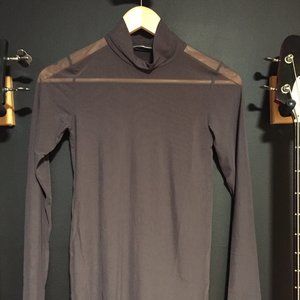 Wilfred Free Aritzia mesh mockneck